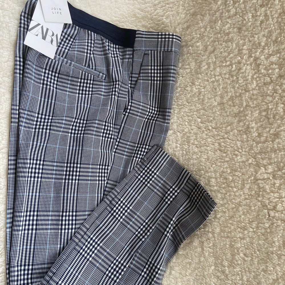 Zara stripe pants elastic back - Picture 3 of 7